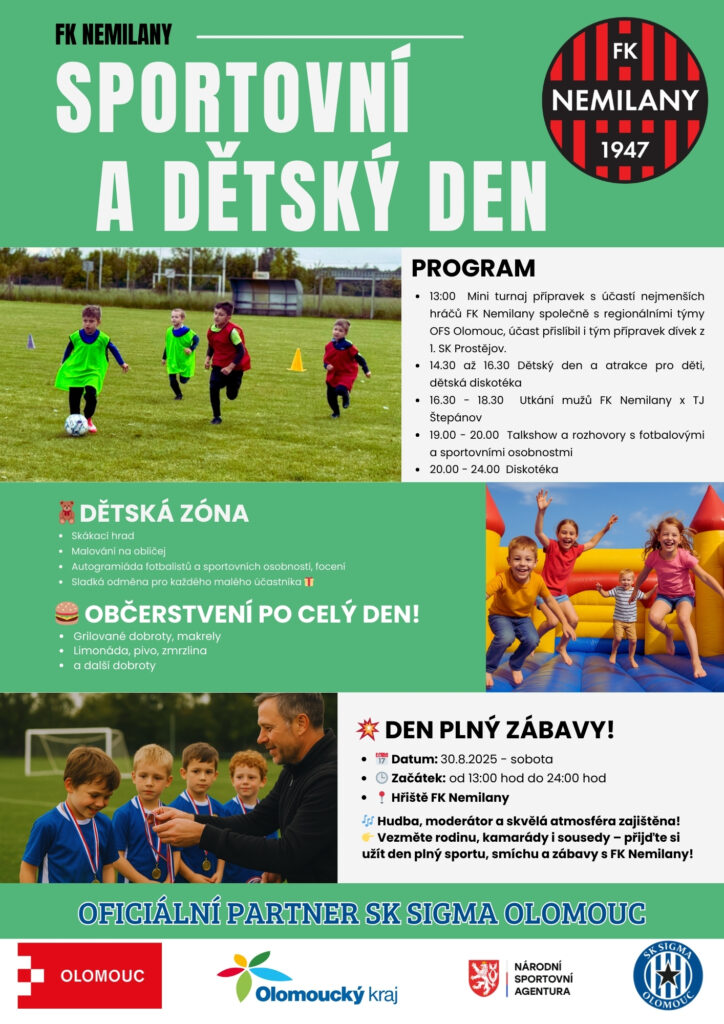FK NEMILANY sportovní den pro děti